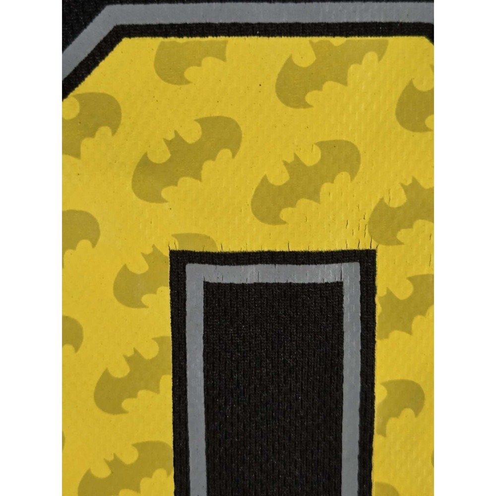 Batman DC Comics Football Jersey Black And Yellow Size L - Picture 6 of 11